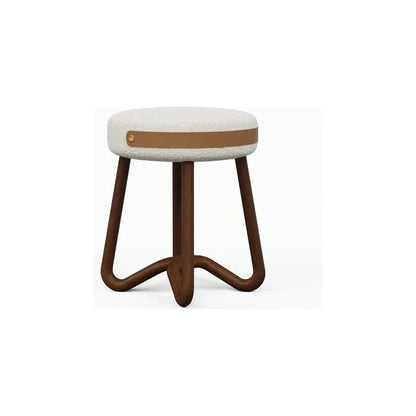 Solid Wood Modern Stool - LOOMLAN - Urbia - Poufs and Stools