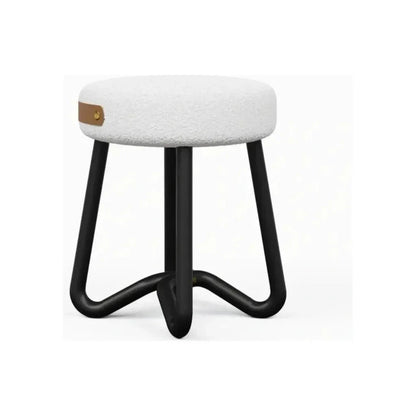 Solid Wood Modern Stool - LOOMLAN - Urbia - Poufs and Stools