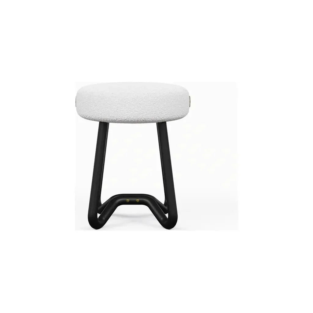 Solid Wood Modern Stool - LOOMLAN - Urbia - Poufs and Stools