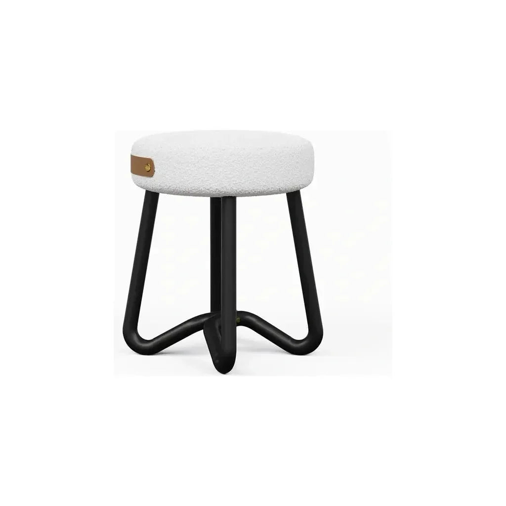 Solid Wood Modern Stool - LOOMLAN - Urbia - Poufs and Stools