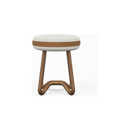 Solid Wood Modern Stool - LOOMLAN - Urbia - Poufs and Stools