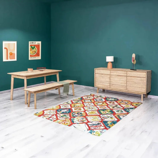 Solid Wood Rustic Dining Bench Gia Bench - LOOMLAN - LH Imports - Dining Benches