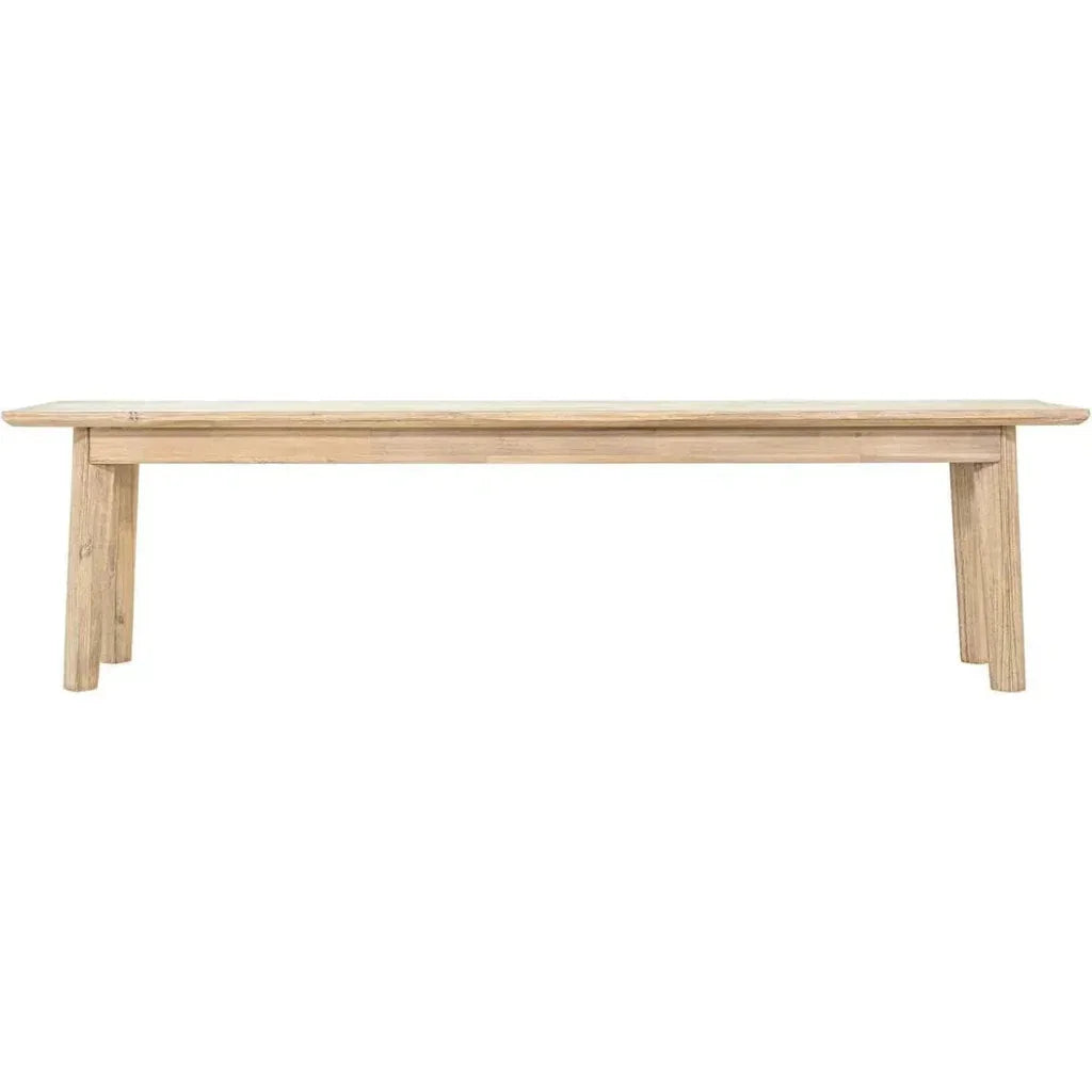 Solid Wood Rustic Dining Bench Gia Bench - LOOMLAN - LH Imports - Dining Benches