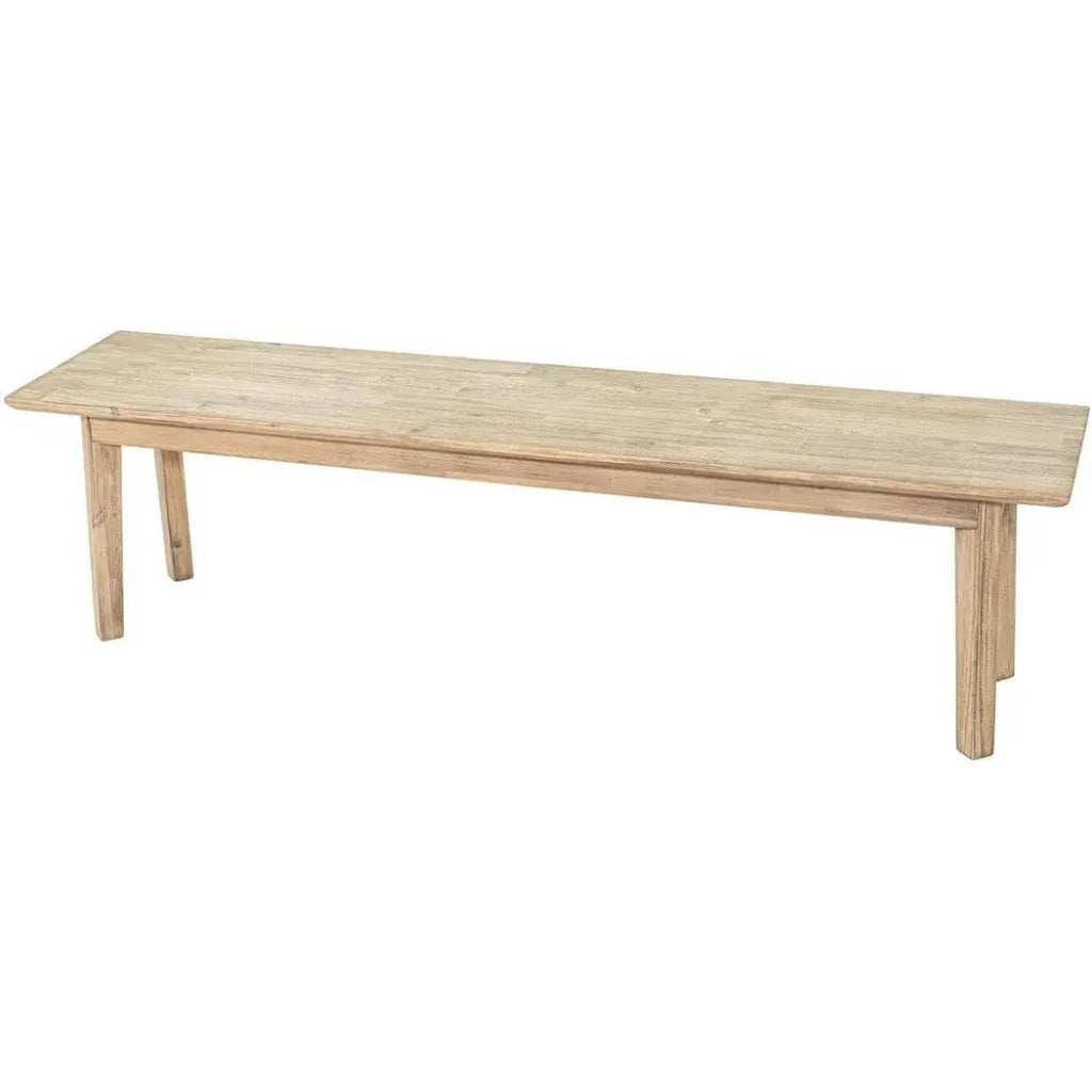 Solid Wood Rustic Dining Bench Gia Bench - LOOMLAN - LH Imports - Dining Benches