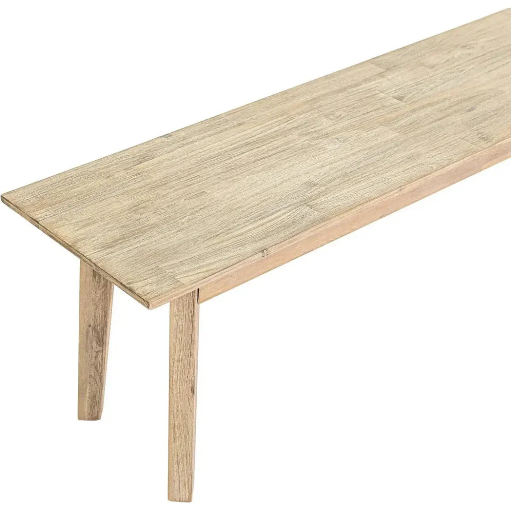 Solid Wood Rustic Dining Bench Gia Bench - LOOMLAN - LH Imports - Dining Benches