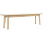 Solid Wood Rustic Dining Bench Gia Bench - LOOMLAN - LH Imports - Dining Benches
