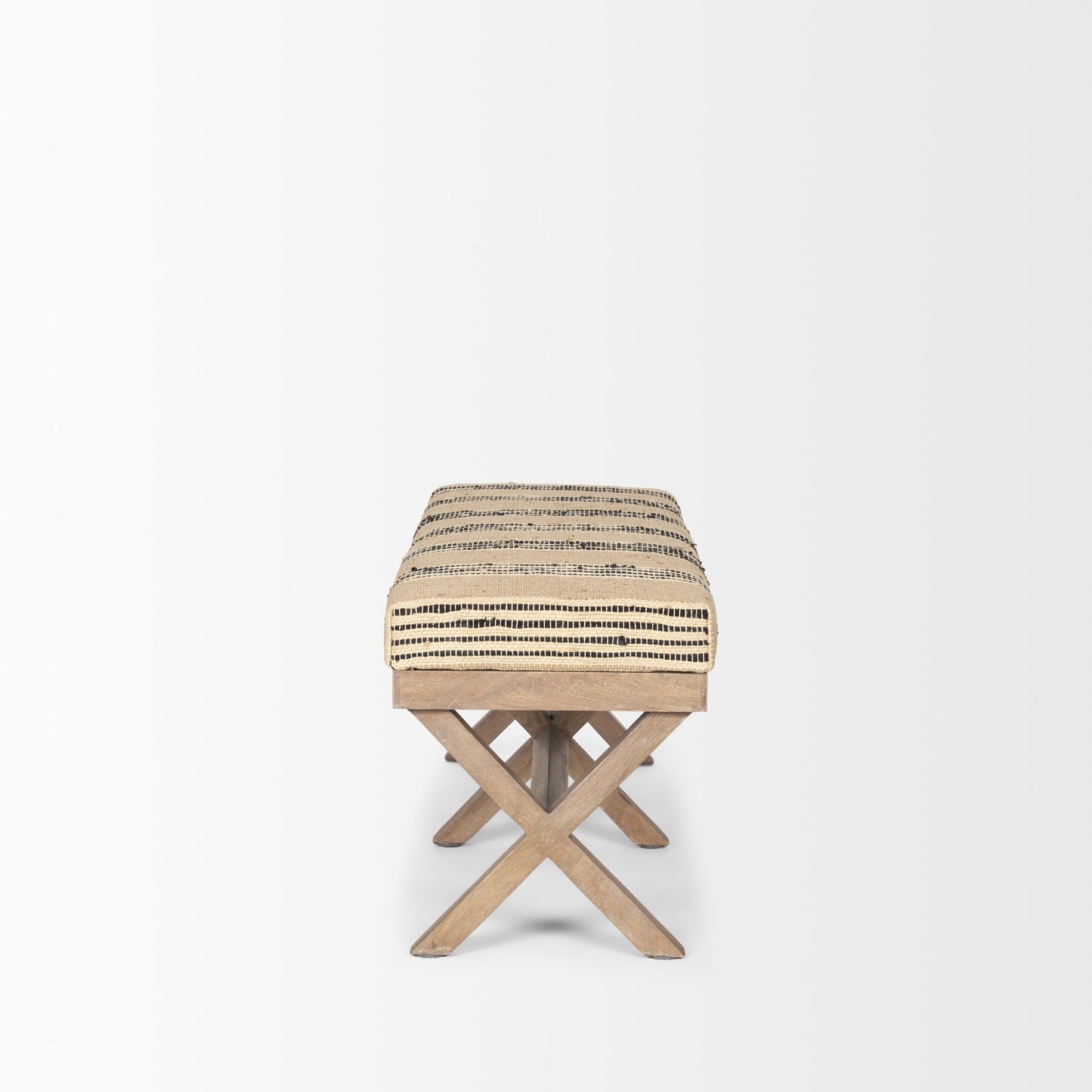 Solis Fabric X-Frame Bedroom Bench