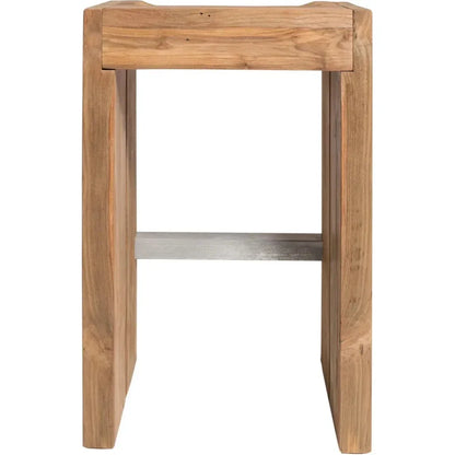 Solo Bar Stool Set of Two -Brown Outdoor Bar Stools-Outdoor Bar Stools-Seasonal Living-LOOMLAN