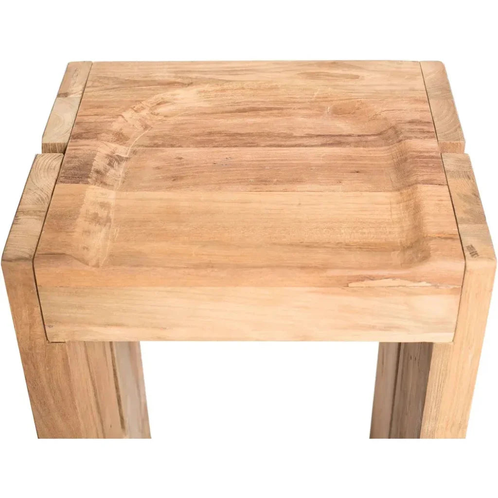 Solo Bar Stool Set of Two -Brown Outdoor Bar Stools-Outdoor Bar Stools-Seasonal Living-LOOMLAN