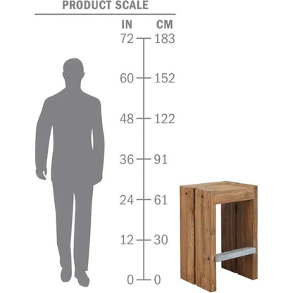 Solo Bar Stool Set of Two -Brown Outdoor Bar Stools-Outdoor Bar Stools-Seasonal Living-LOOMLAN