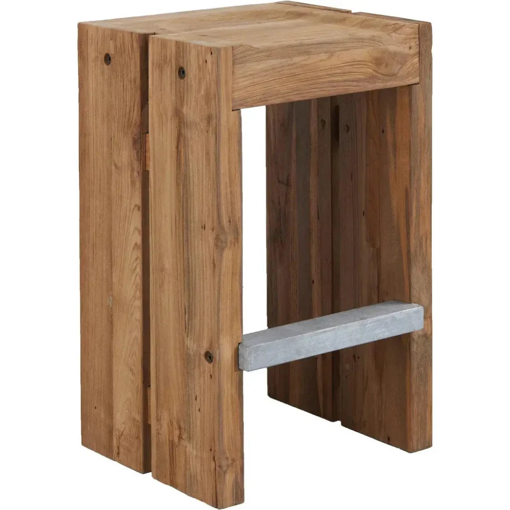 Solo Bar Stool Set of Two -Brown Outdoor Bar Stools-Outdoor Bar Stools-Seasonal Living-LOOMLAN