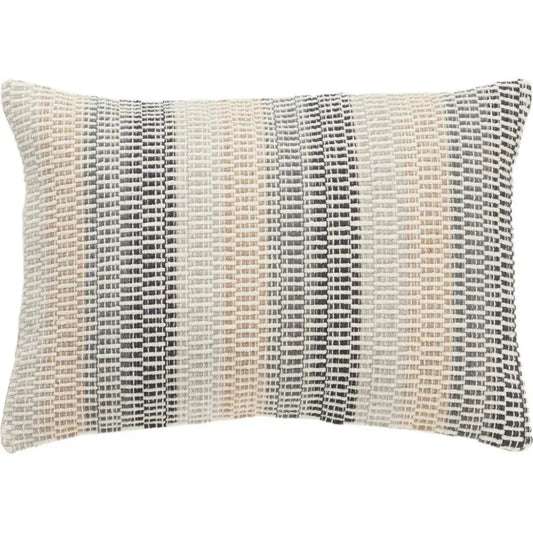 Solo Brown Lumbar Pillow Cover With Insert - LOOMLAN - LOOMLAN - Throw Pillows