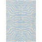 Solstice Blue Washable Indoor-Outdoor Rug-Outdoor Rugs-LOOMLAN Rugs-2'6" x 3'10"-LOOMLAN