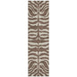 Solstice Brown Washable Indoor-Outdoor Rug-Outdoor Rugs-LOOMLAN Rugs-2'3" x 7'6"-LOOMLAN