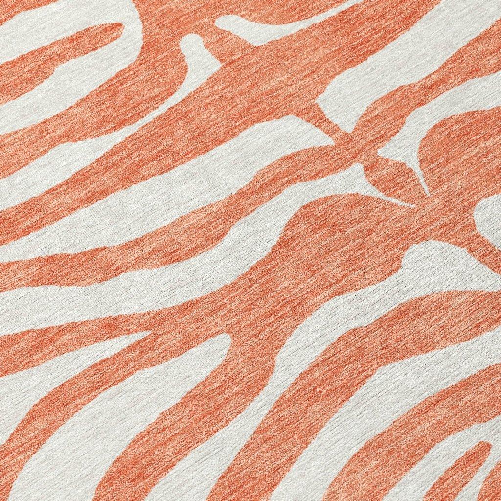 Solstice Coral Washable Indoor-Outdoor Rug-Outdoor Rugs-LOOMLAN Rugs-LOOMLAN