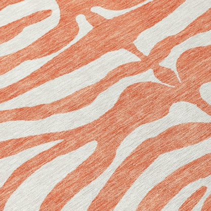 Solstice Coral Washable Indoor-Outdoor Rug-Outdoor Rugs-LOOMLAN Rugs-LOOMLAN