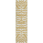 Solstice Gold Washable Indoor-Outdoor Rug-Outdoor Rugs-LOOMLAN Rugs-2'3" x 7'6"-LOOMLAN