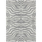 Solstice Gray Washable Indoor-Outdoor Rug-Outdoor Rugs-LOOMLAN Rugs-2'6" x 3'10"-LOOMLAN