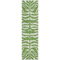 Solstice Green Washable Indoor-Outdoor Rug-Outdoor Rugs-LOOMLAN Rugs-2'3" x 7'6"-LOOMLAN