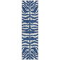 Solstice Navy Washable Indoor-Outdoor Rug-Outdoor Rugs-LOOMLAN Rugs-2'3" x 7'6"-LOOMLAN