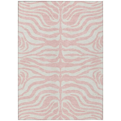 Solstice Pink Washable Indoor-Outdoor Rug-Outdoor Rugs-LOOMLAN Rugs-2'6" x 3'10"-LOOMLAN