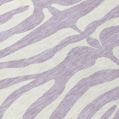 Solstice Purple Washable Indoor-Outdoor Rug-Outdoor Rugs-LOOMLAN Rugs-LOOMLAN