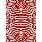 Solstice Red Washable Indoor-Outdoor Rug-Outdoor Rugs-LOOMLAN Rugs-2'6" x 3'10"-LOOMLAN