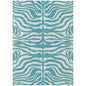 Solstice Teal Washable Indoor-Outdoor Rug-Outdoor Rugs-LOOMLAN Rugs-2'6" x 3'10"-LOOMLAN