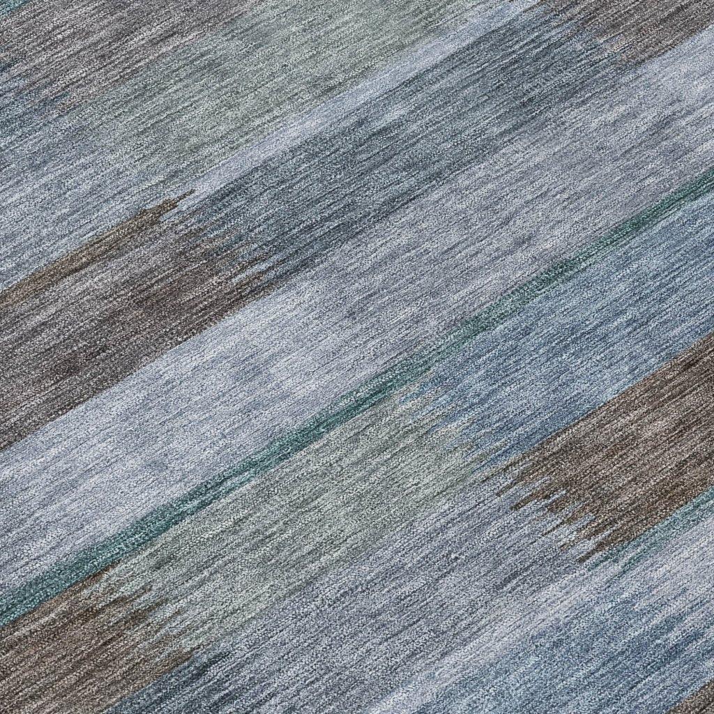 Solvia Blue Washable Indoor - Outdoor Rug - LOOMLAN - LOOMLAN Rugs - Outdoor Rugs
