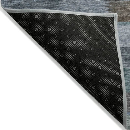 Solvia Blue Washable Indoor - Outdoor Rug - LOOMLAN - LOOMLAN Rugs - Outdoor Rugs