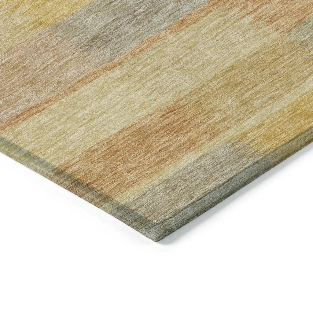 Solvia Gold Washable Indoor - Outdoor Rug - LOOMLAN - LOOMLAN Rugs - Outdoor Rugs