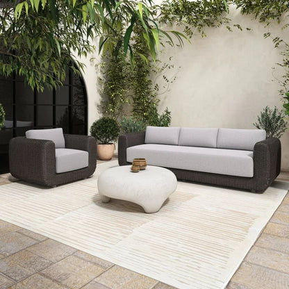Soma Sunproof Quick - Dry Cushions Outdoor Sofa - LOOMLAN - Moe's Home - Outdoor Sofas & Loveseats