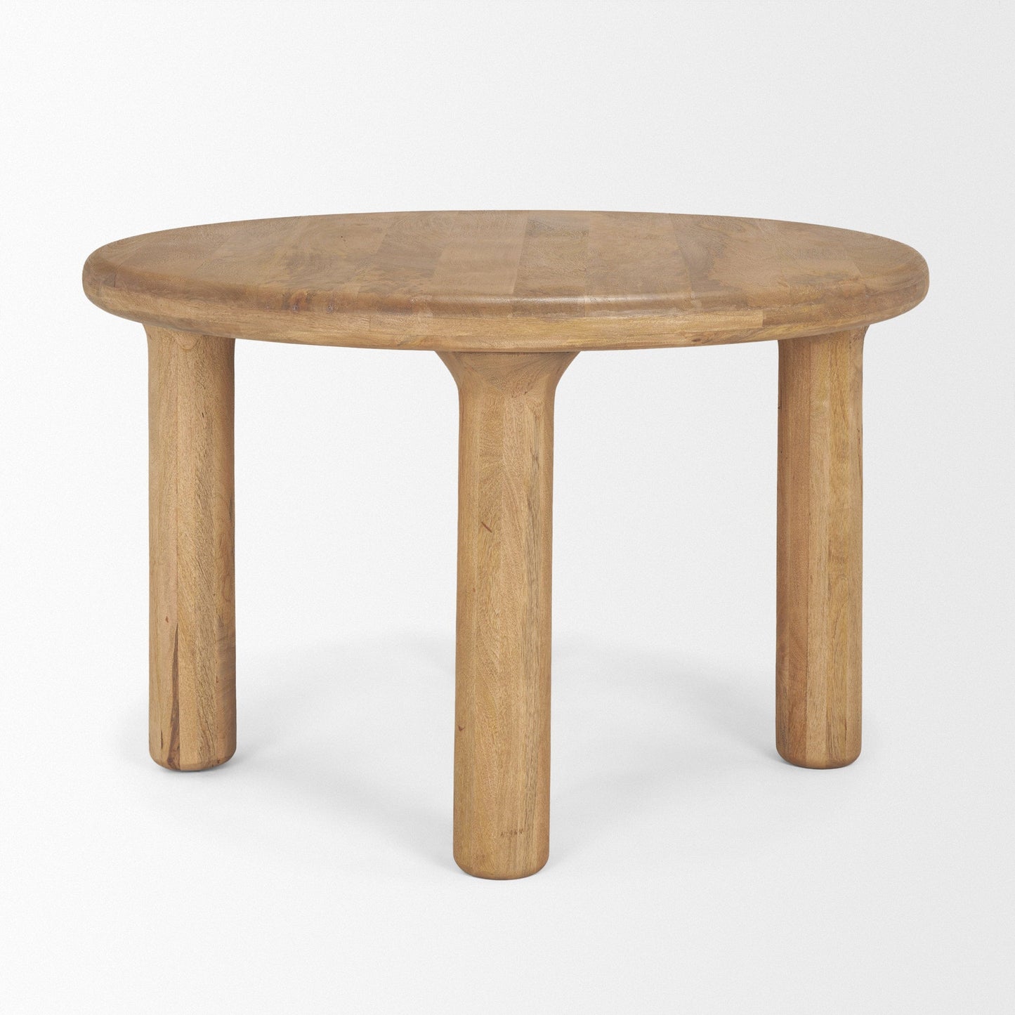 Soma Wood Round Dining Table-Dining Tables-Mercana-LOOMLAN