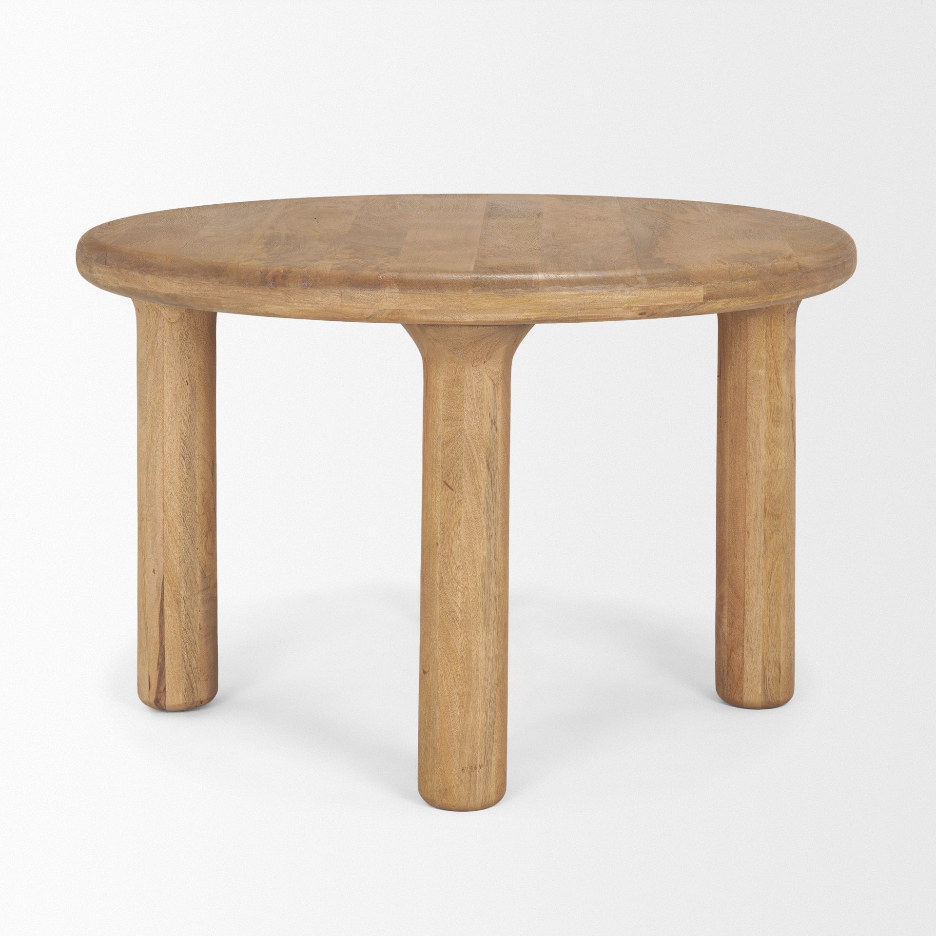 Soma Wood Round Dining Table-Dining Tables-Mercana-LOOMLAN