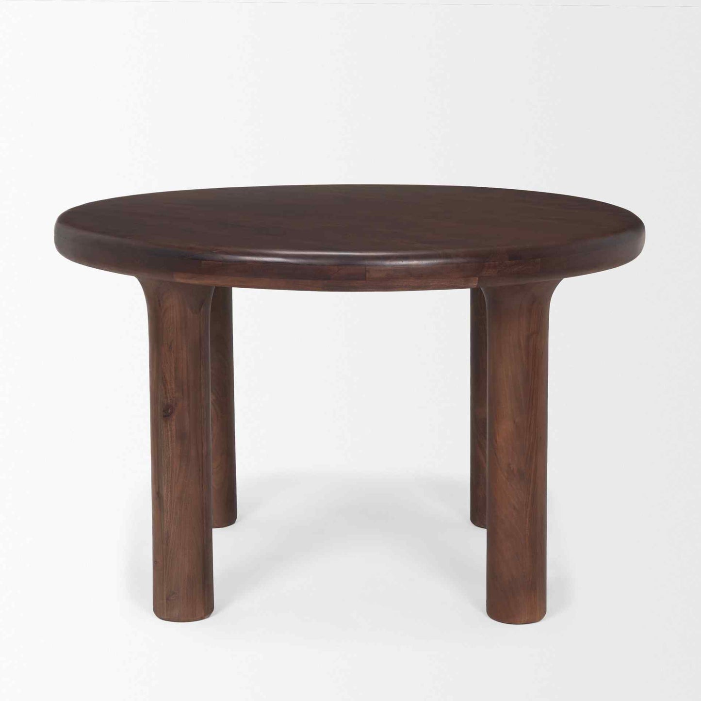 Soma Wood Round Dining Table-Dining Tables-Mercana-LOOMLAN