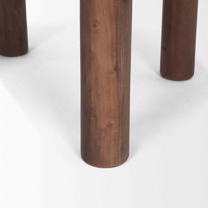 Soma Wood Round Dining Table-Dining Tables-Mercana-LOOMLAN
