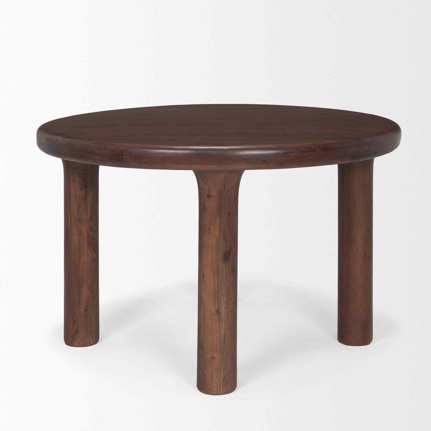 Soma Wood Round Dining Table-Dining Tables-Mercana-LOOMLAN