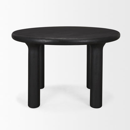Soma Wood Round Dining Table-Dining Tables-Mercana-LOOMLAN