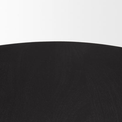 Soma Wood Round Dining Table-Dining Tables-Mercana-LOOMLAN