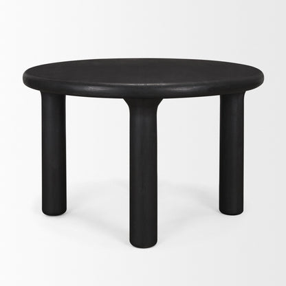 Soma Wood Round Dining Table-Dining Tables-Mercana-LOOMLAN