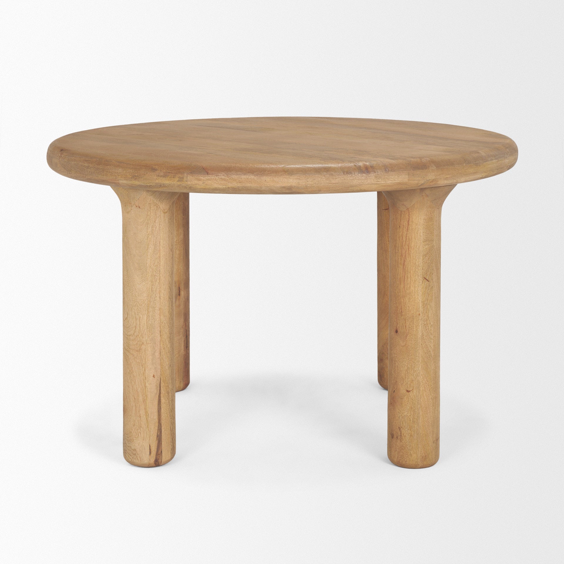 Soma Wood Round Dining Table-Dining Tables-Mercana-LOOMLAN