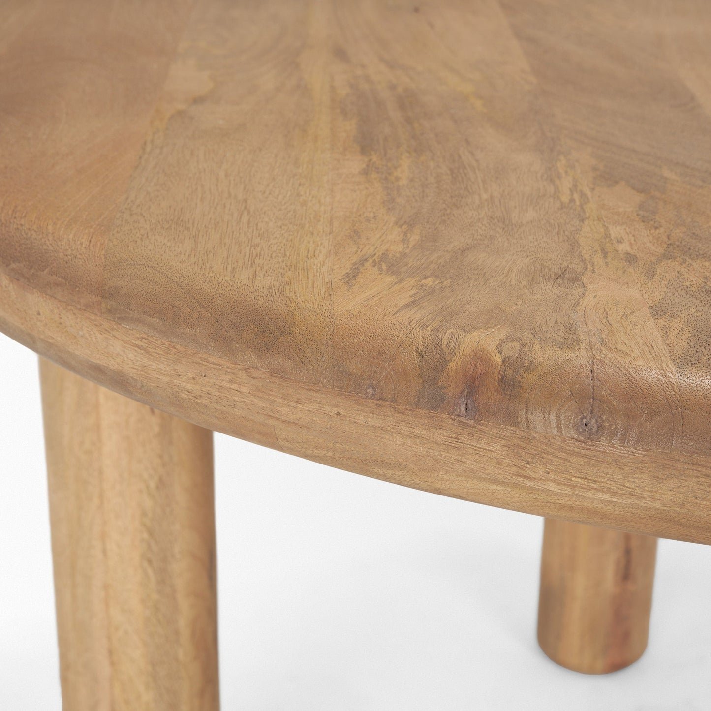 Soma Wood Round Dining Table-Dining Tables-Mercana-LOOMLAN