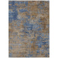 Sonata Blue Washable Indoor-Outdoor Rug-Outdoor Rugs-LOOMLAN Rugs-2'6" x 3'10"-LOOMLAN