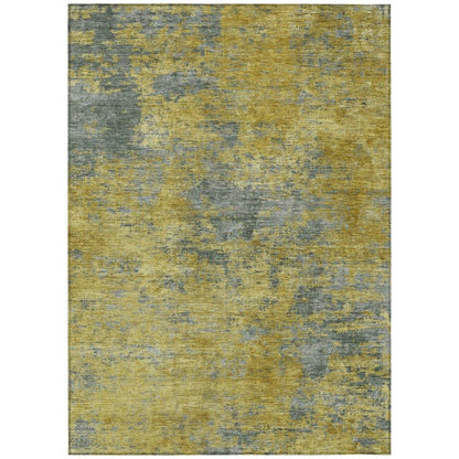 Sonata Gold Washable Indoor-Outdoor Rug-Outdoor Rugs-LOOMLAN Rugs-2'6" x 3'10"-LOOMLAN