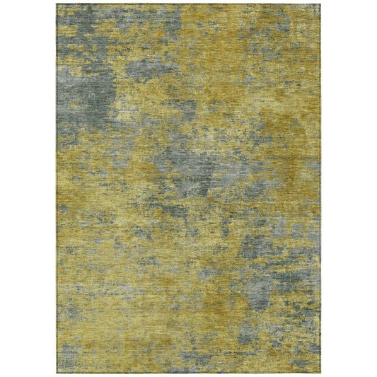 Sonata Gold Washable Indoor-Outdoor Rug-Outdoor Rugs-LOOMLAN Rugs-2'6" x 3'10"-LOOMLAN