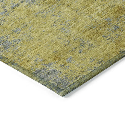 Sonata Gold Washable Indoor-Outdoor Rug-Outdoor Rugs-LOOMLAN Rugs-LOOMLAN