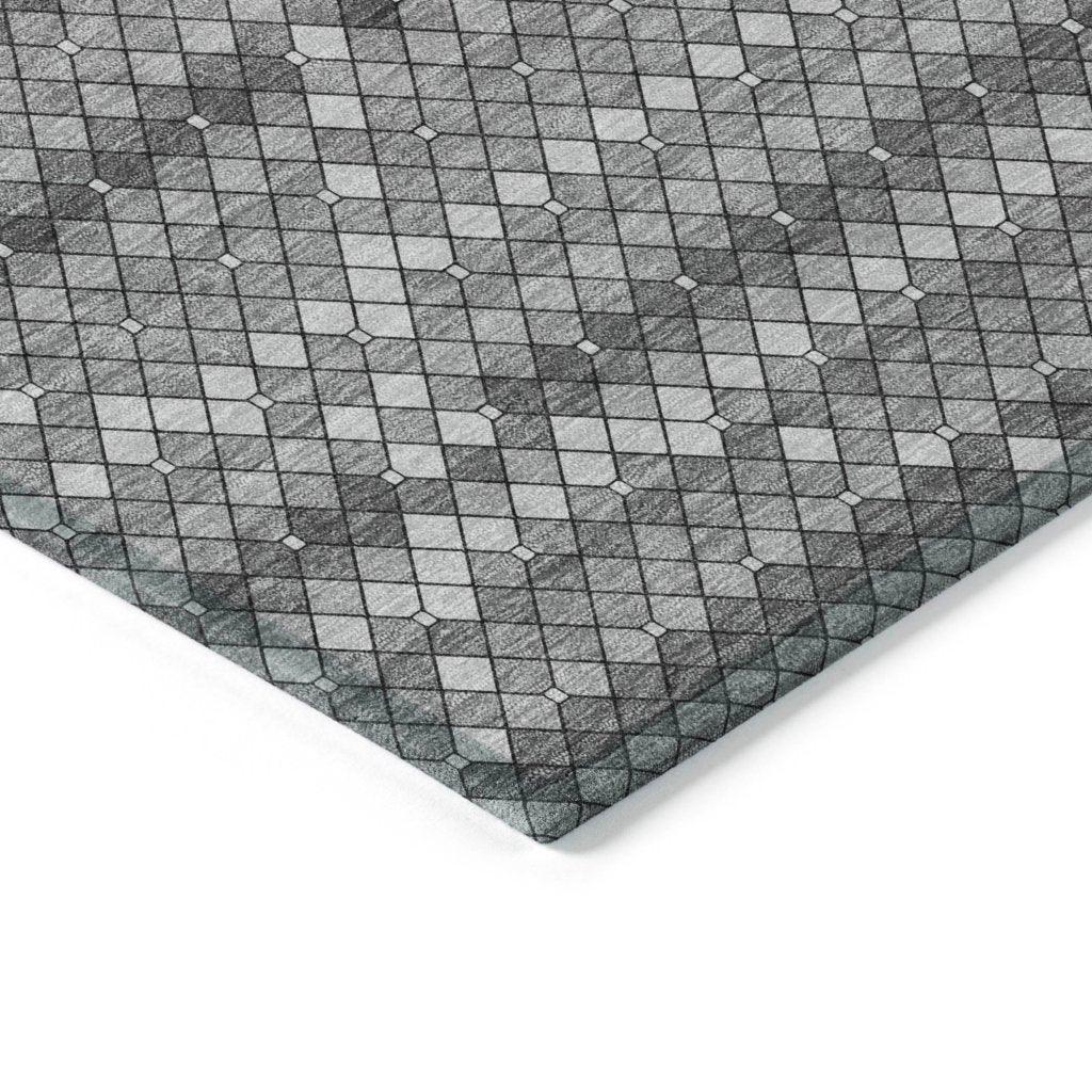 Sonatia Gray Washable Indoor - Outdoor Rug - LOOMLAN - LOOMLAN Rugs - Outdoor Rugs