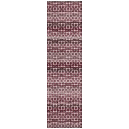 Sonava Red Washable Indoor - Outdoor Rug - LOOMLAN - LOOMLAN Rugs - Outdoor Rugs