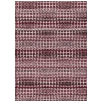 Sonava Red Washable Indoor - Outdoor Rug - LOOMLAN - LOOMLAN Rugs - Outdoor Rugs