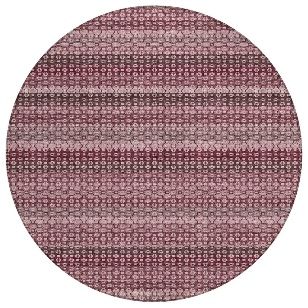 Sonava Red Washable Indoor - Outdoor Rug - LOOMLAN - LOOMLAN Rugs - Outdoor Rugs